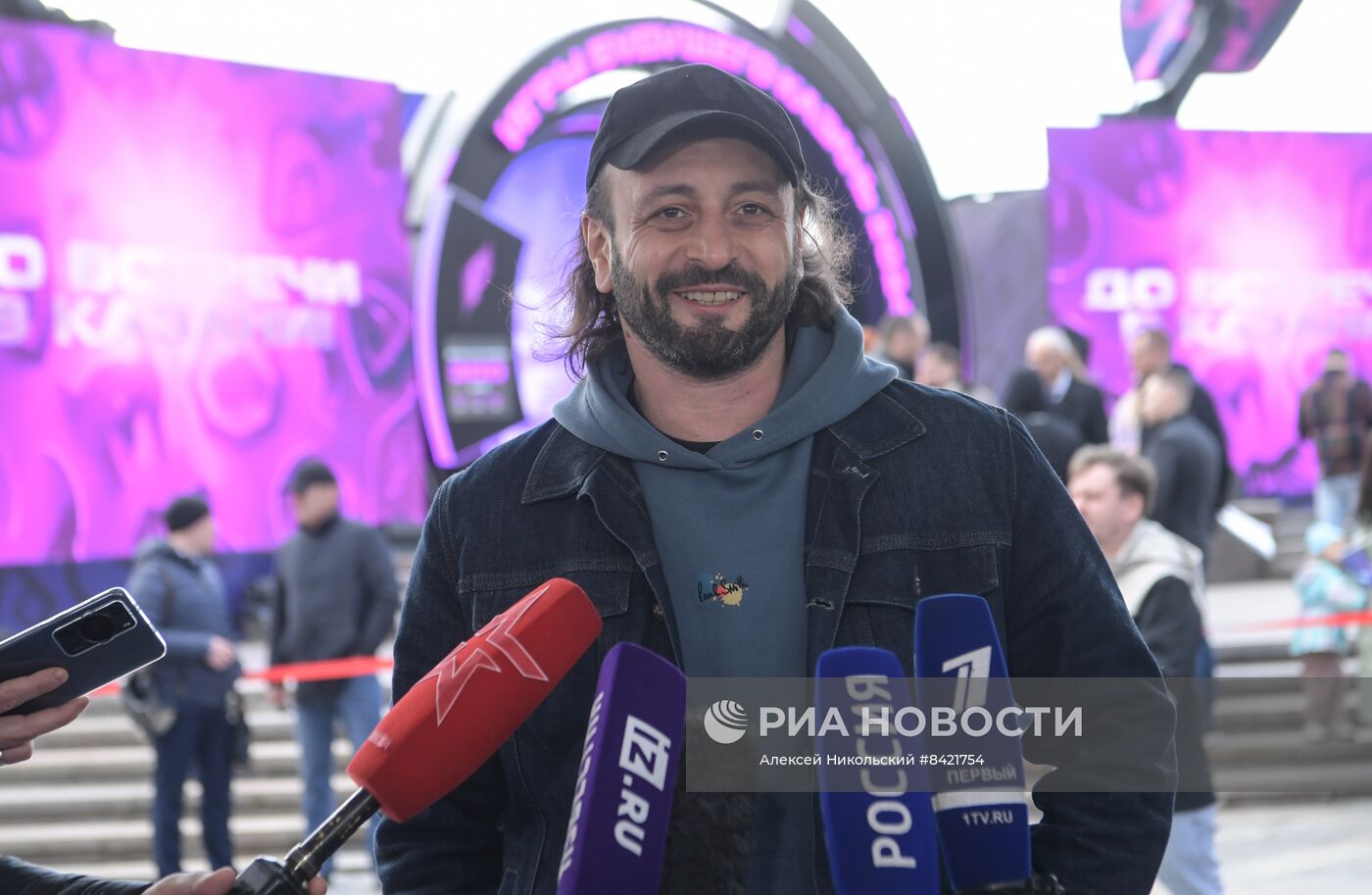 Открытие стелы обратного отсчета до старта "Игр будущего"