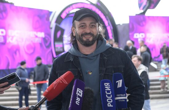 Открытие стелы обратного отсчета до старта "Игр будущего"