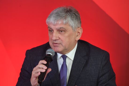 Пресс-конференция по случаю открытия Дома Вахтангова во Владикавказе