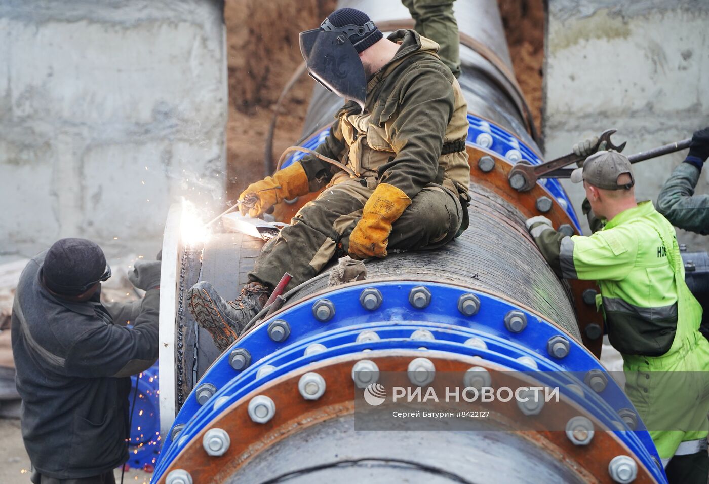 Строительство водовода из РФ между Иловайском и Кутейниково в ДНР