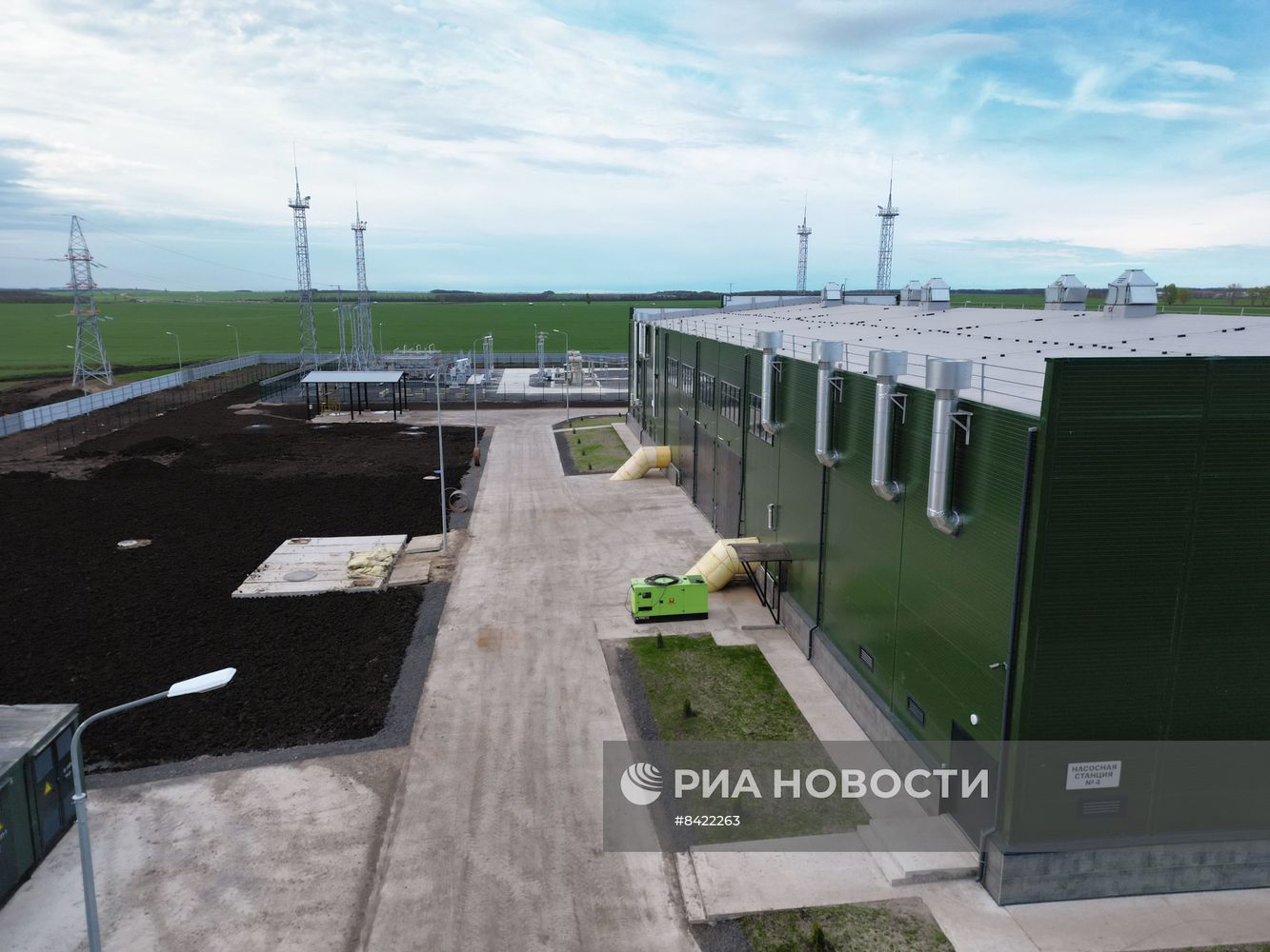 Насосная станция водовода Дон-Донбасс в Ростовской области