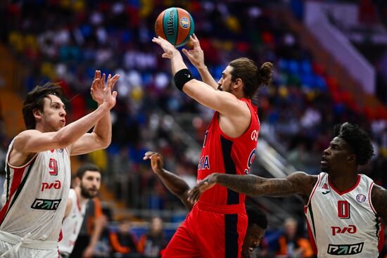 Баскетбол. Единая лига ВТБ. Матч ЦСКА - "Локомотив-Кубань"