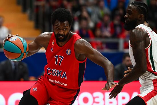 Баскетбол. Единая лига ВТБ. Матч ЦСКА - "Локомотив-Кубань"