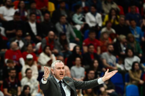 Баскетбол. Единая лига ВТБ. Матч ЦСКА - "Локомотив-Кубань"