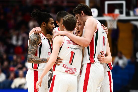 Баскетбол. Единая лига ВТБ. Матч ЦСКА - "Локомотив-Кубань"
