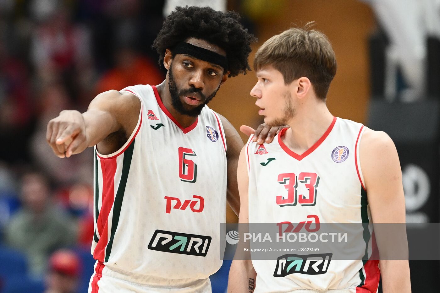 Баскетбол. Единая лига ВТБ. Матч ЦСКА - "Локомотив-Кубань"