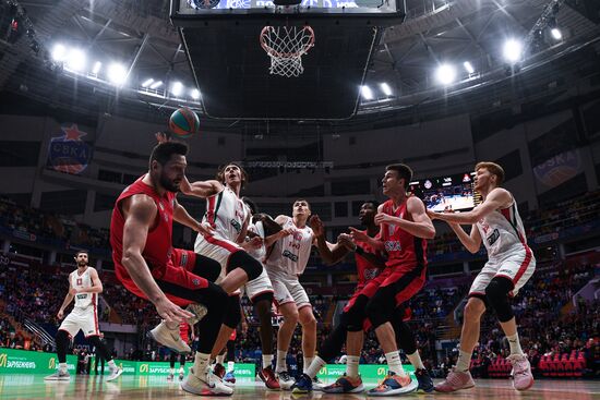 Баскетбол. Единая лига ВТБ. Матч ЦСКА - "Локомотив-Кубань"