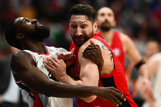 Баскетбол. Единая лига ВТБ. Матч ЦСКА - "Локомотив-Кубань"