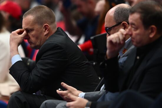 Баскетбол. Единая лига ВТБ. Матч ЦСКА - "Локомотив-Кубань"