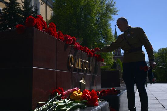 Акции, посвященные девятой годовщине трагедии в Доме профсоюзов в Одессе