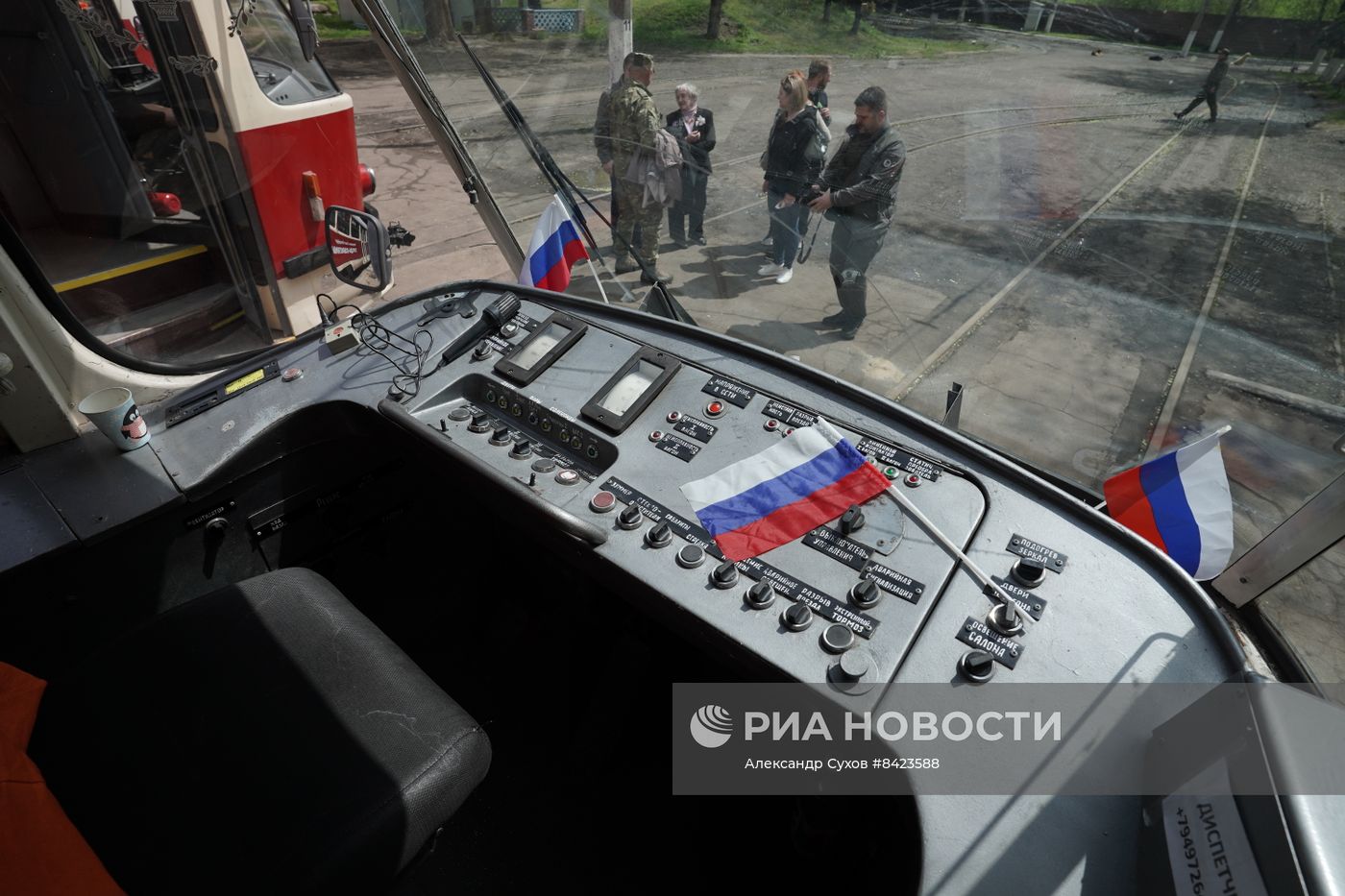 Запуск движения трамваев в Мариуполе