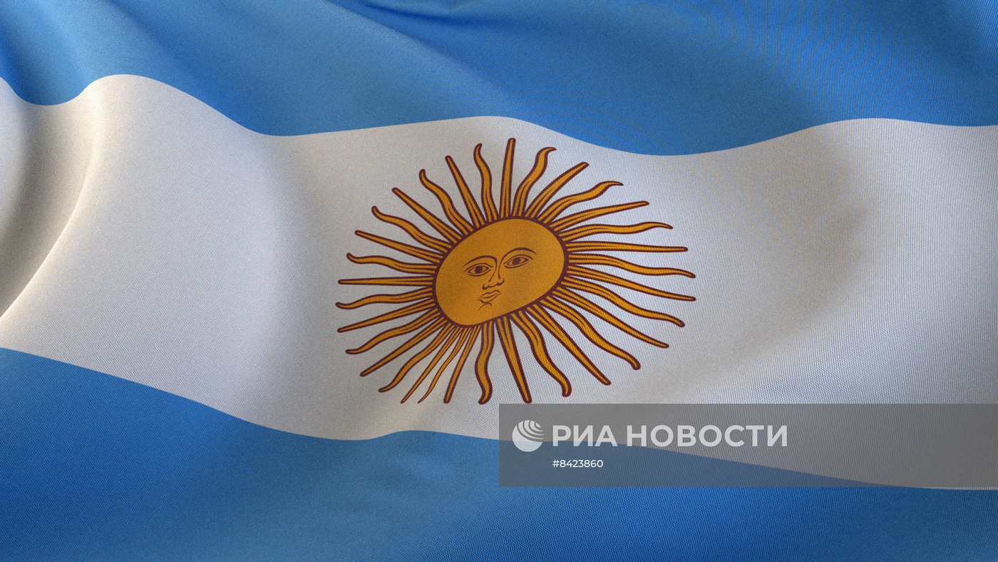 Флаг Аргентинской Республики.