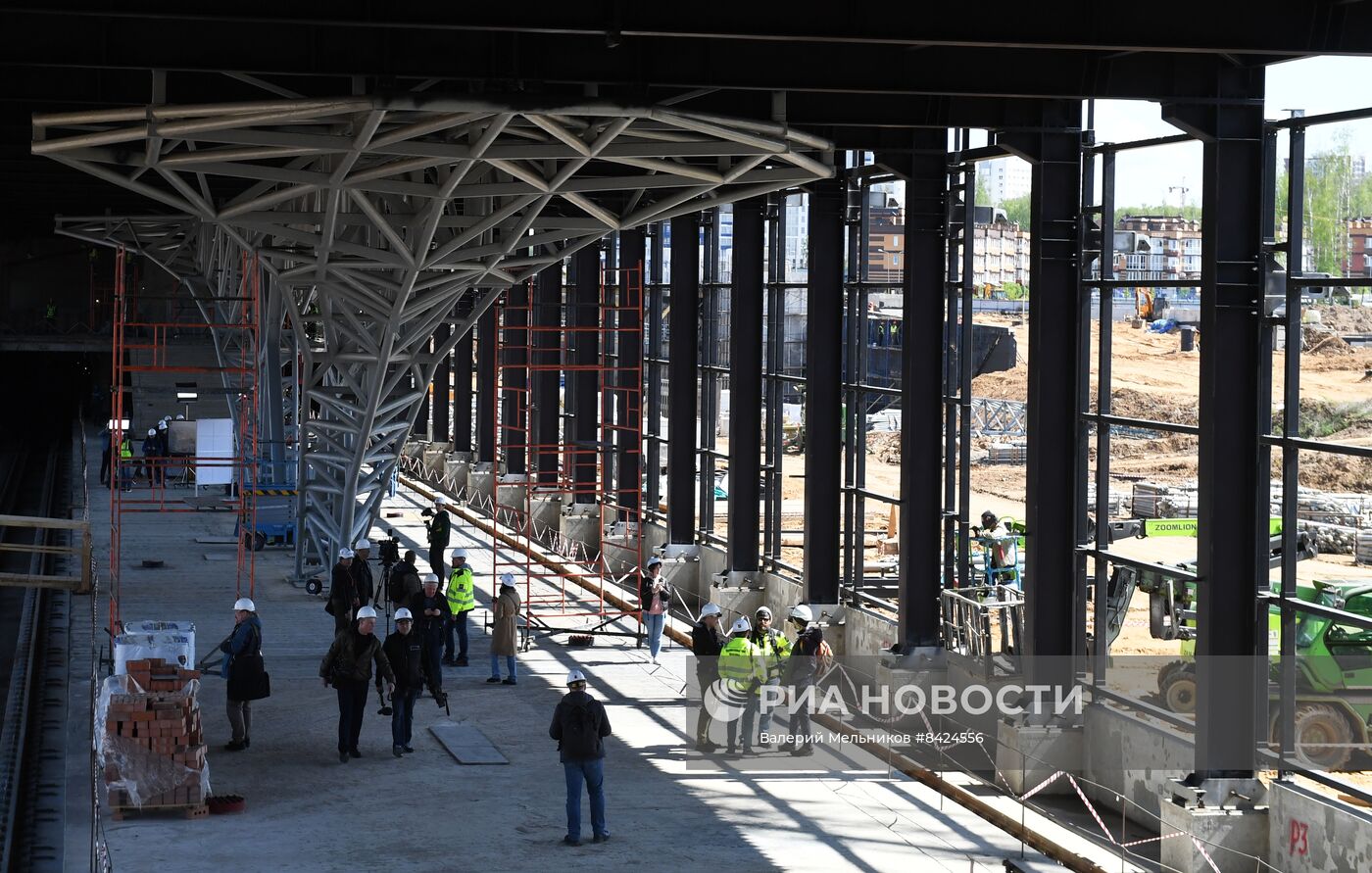 Строительство метро "Потапово"