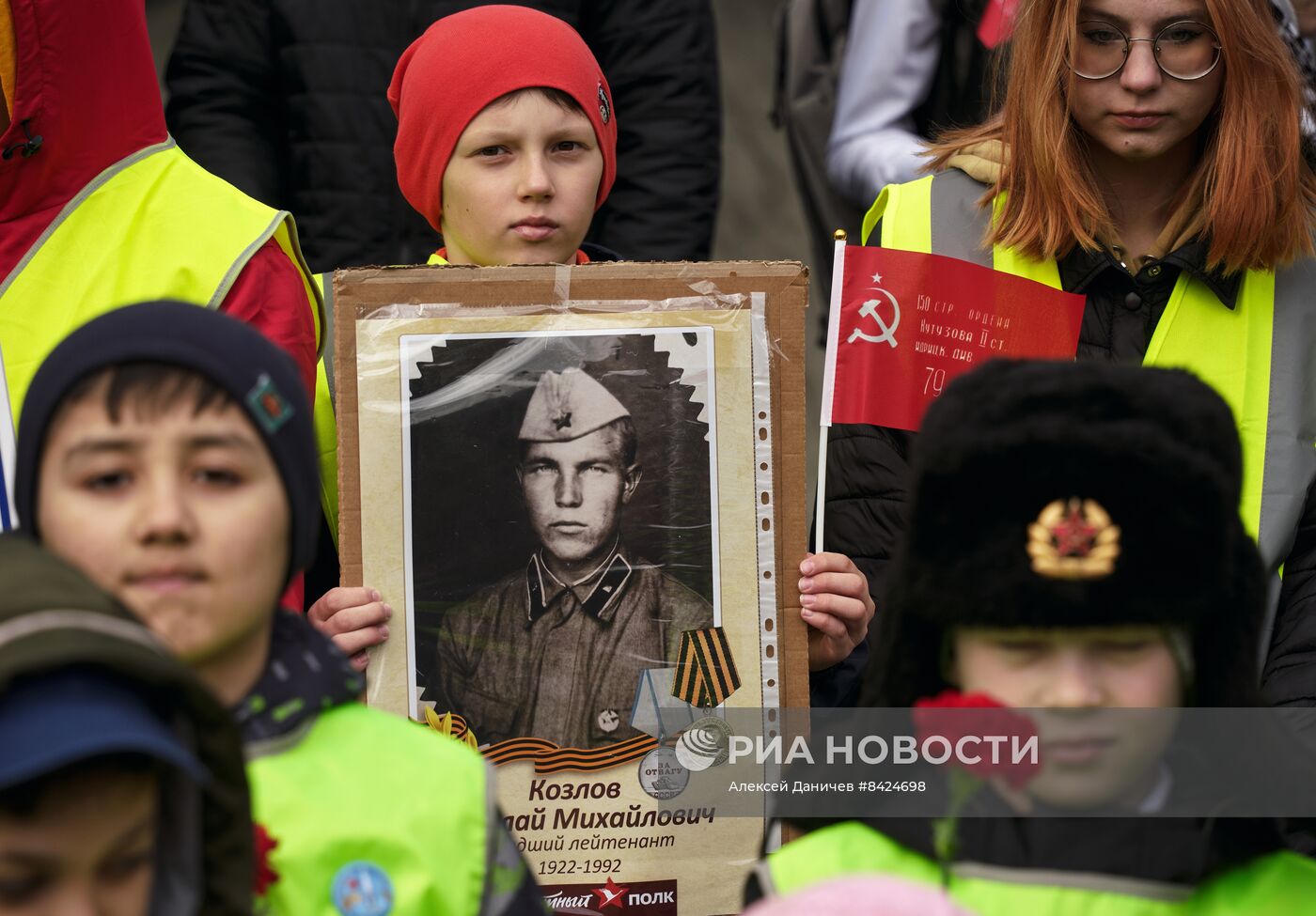 Автопробег "Бессмертный полк" в Санкт-Петербурге