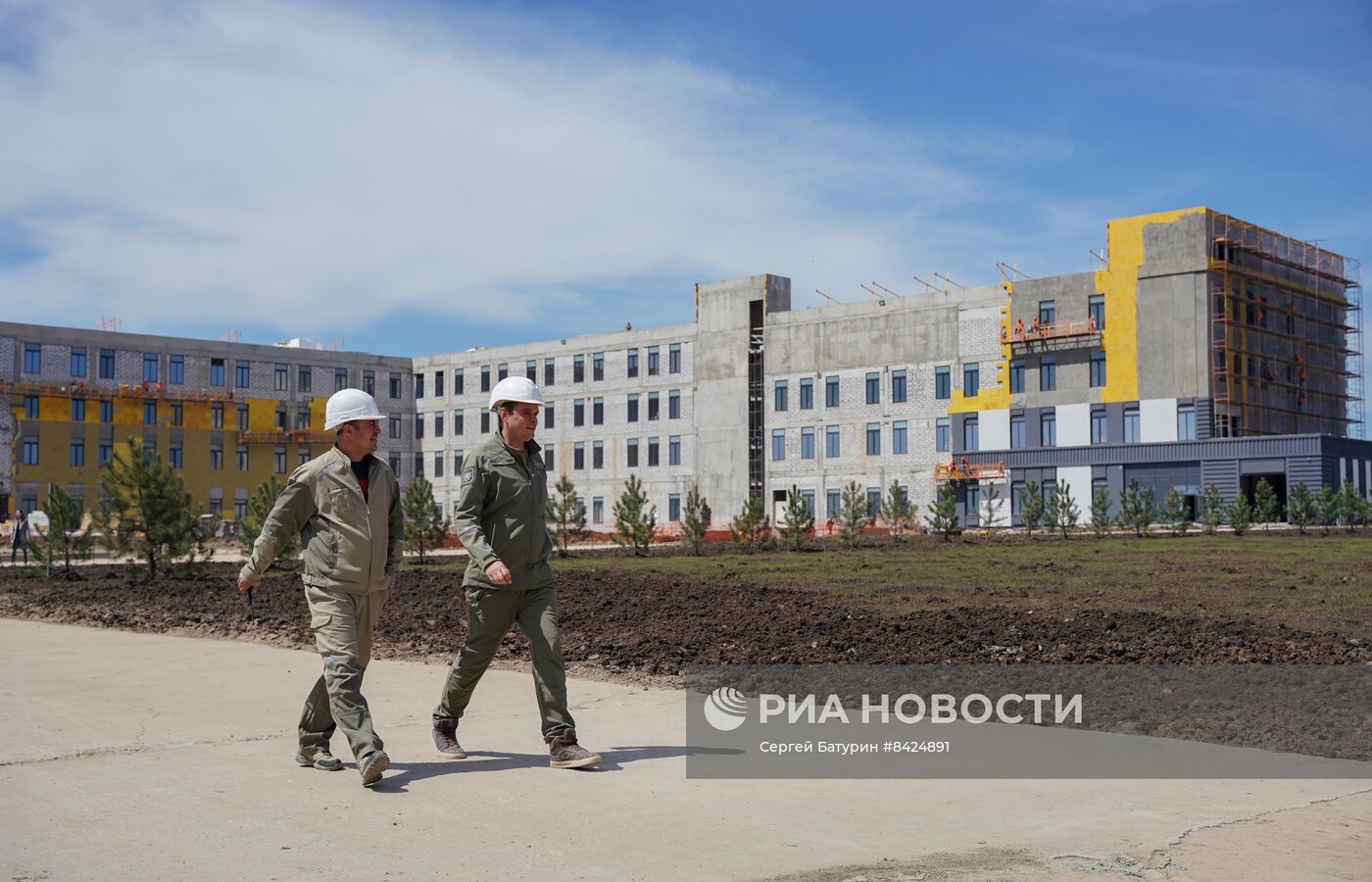 Строительство медцентра ФМБА в Мариуполе