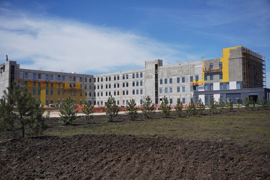 Строительство медцентра ФМБА в Мариуполе