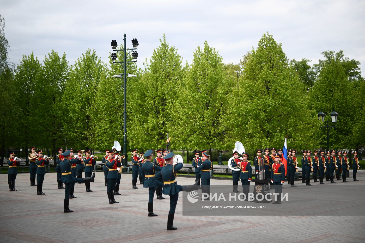 Старт акции "Огонь памяти" в Москве 