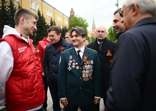 Старт акции "Огонь памяти" в Москве 