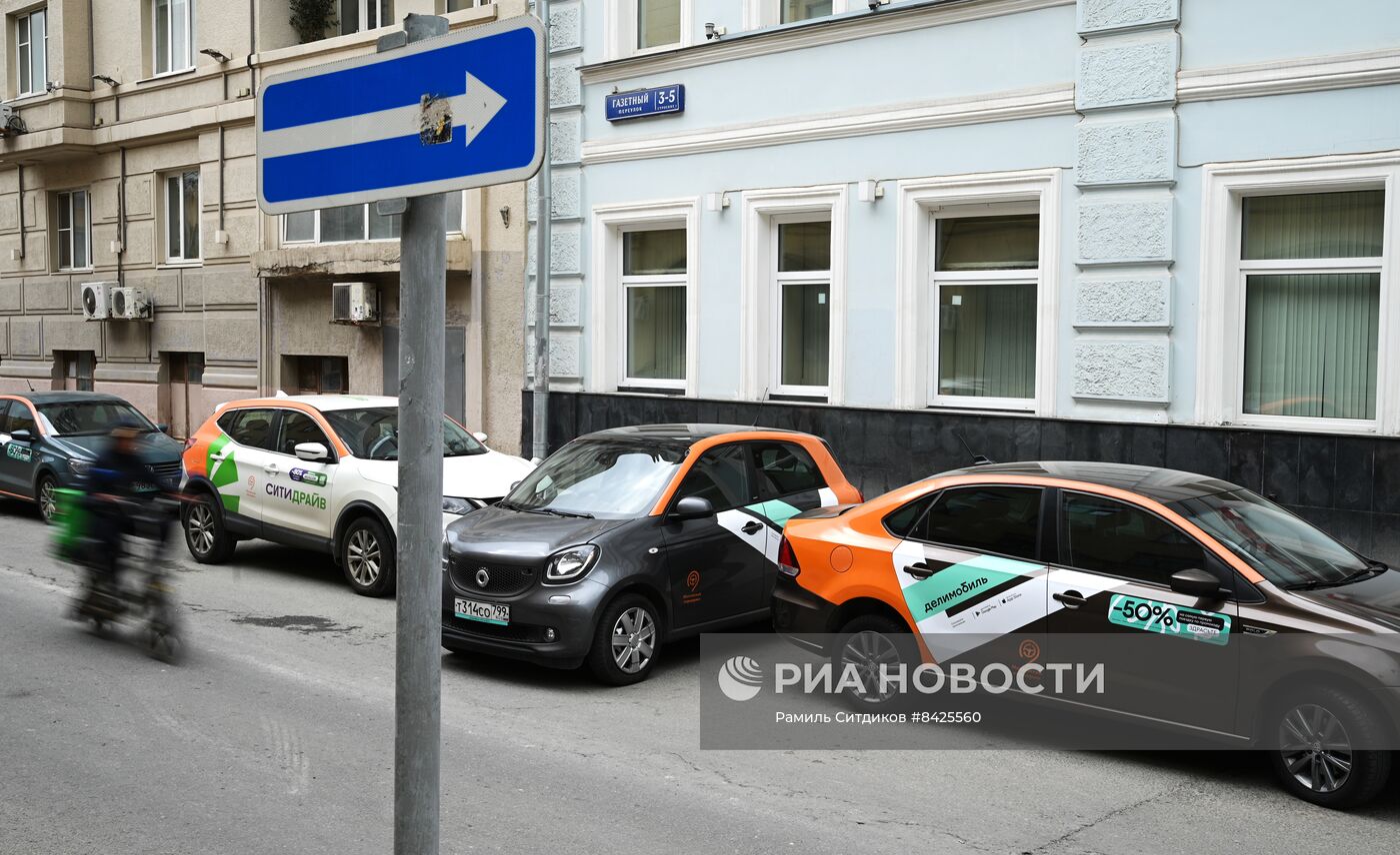 В Москве частично ограничен доступ к сервисам каршеринга