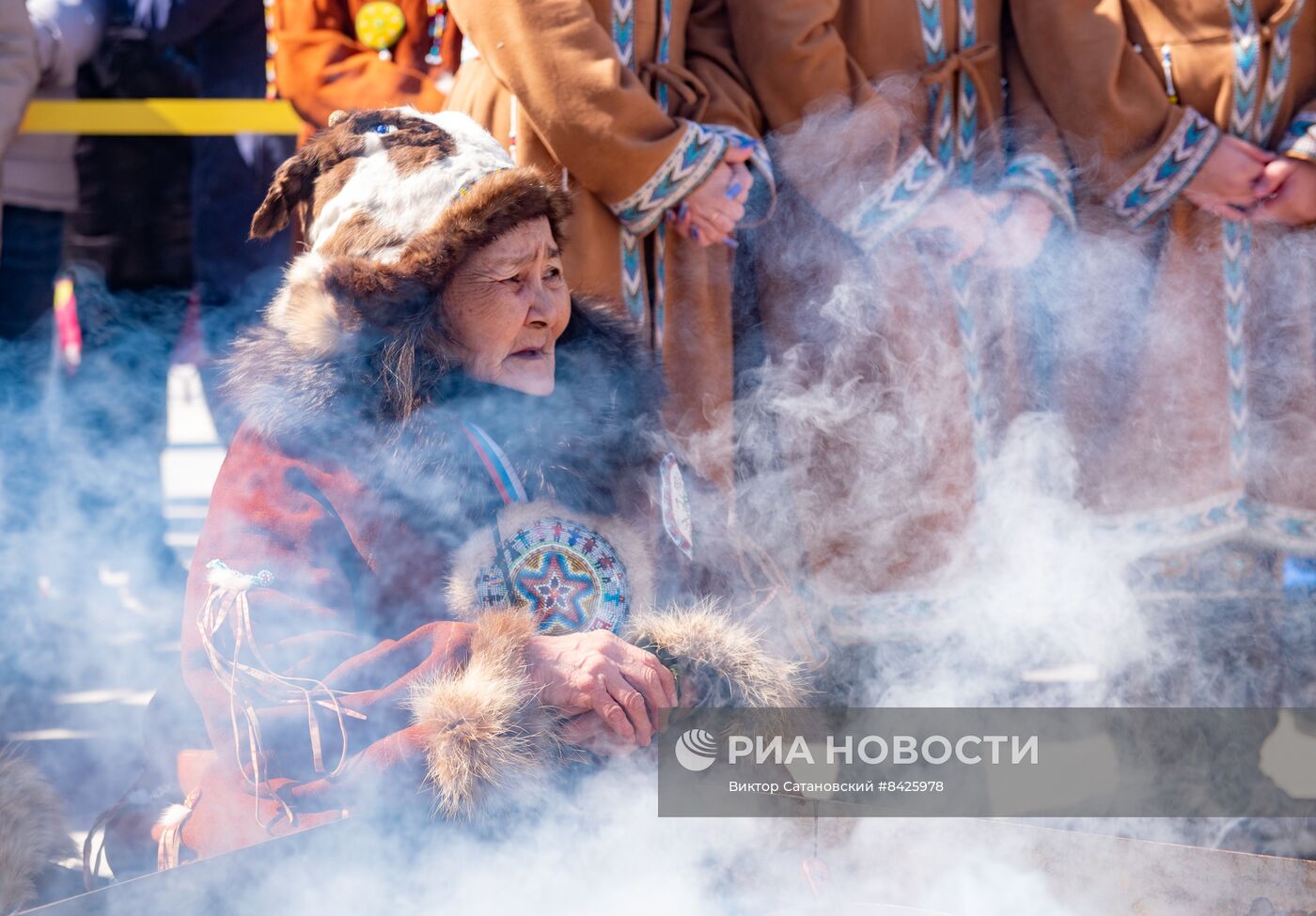 Обрядовый праздник оленей "Кильвэй" в Магадане