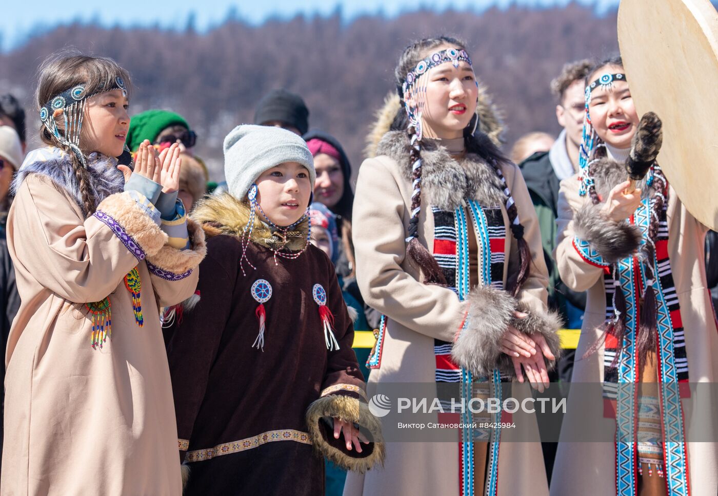 Обрядовый праздник оленей "Кильвэй" в Магадане