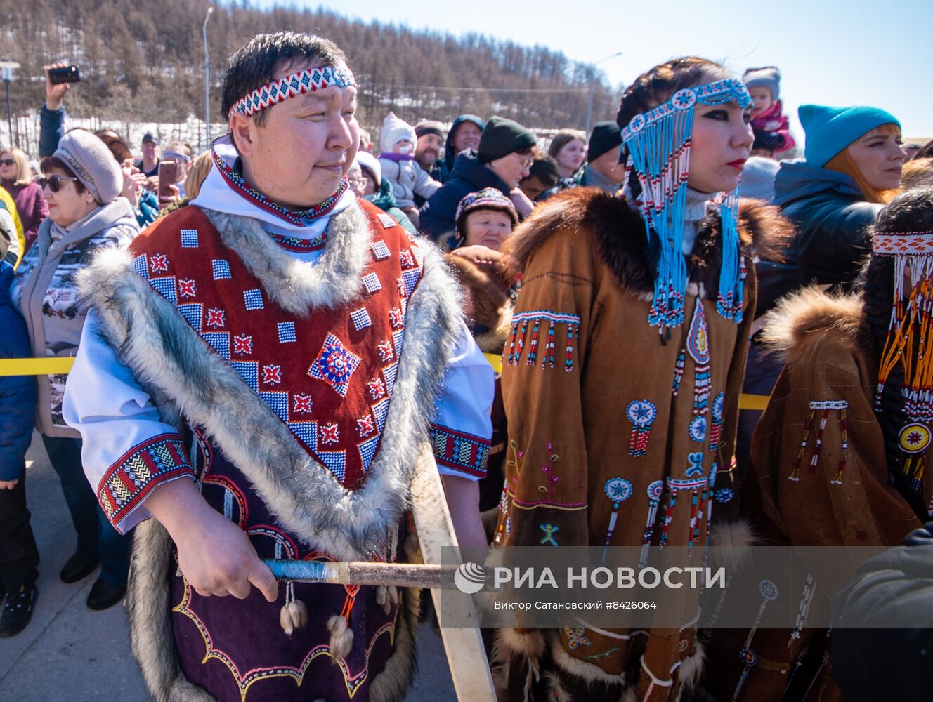 Обрядовый праздник оленей "Кильвэй" в Магадане