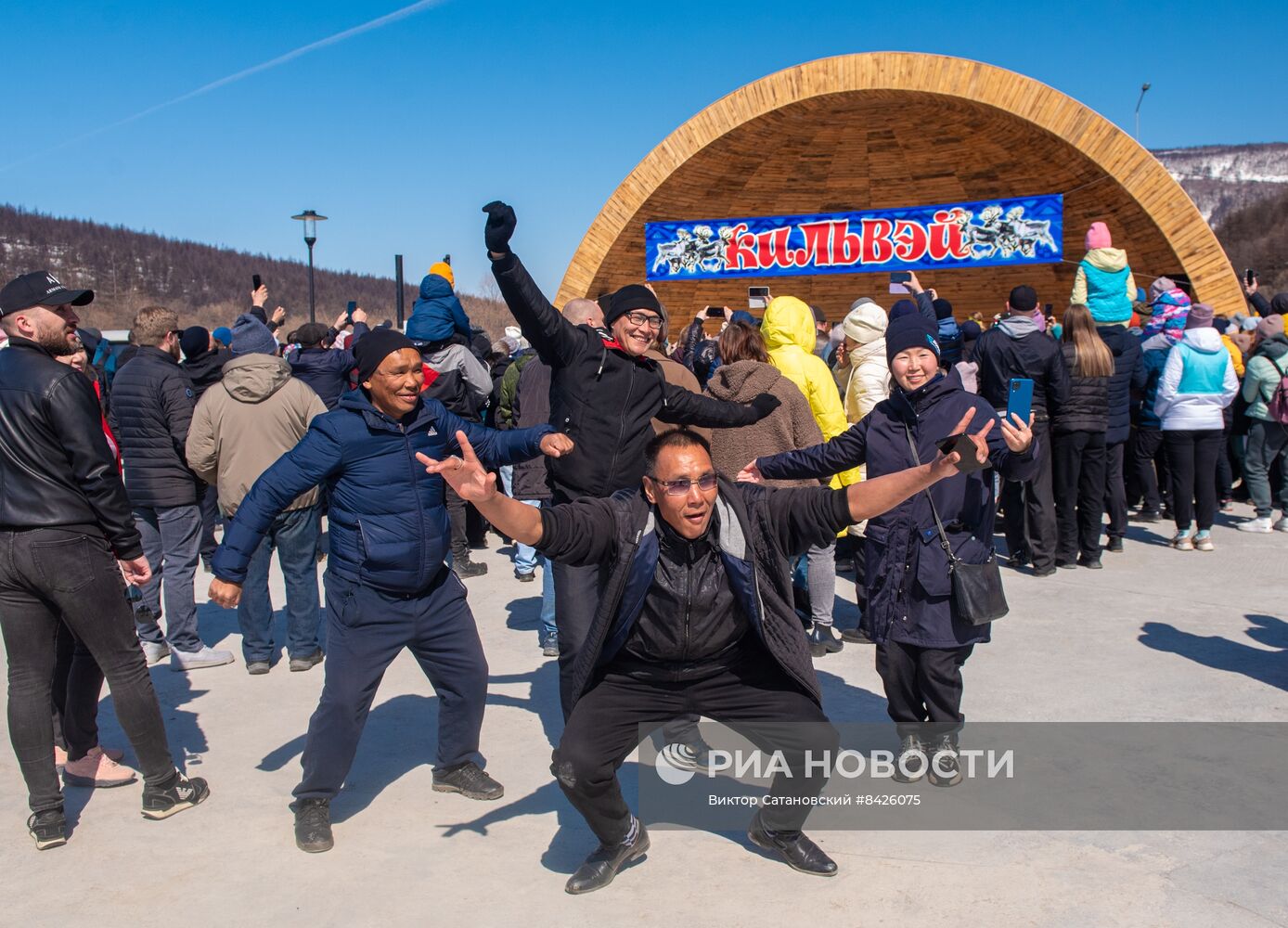 Обрядовый праздник оленей "Кильвэй" в Магадане