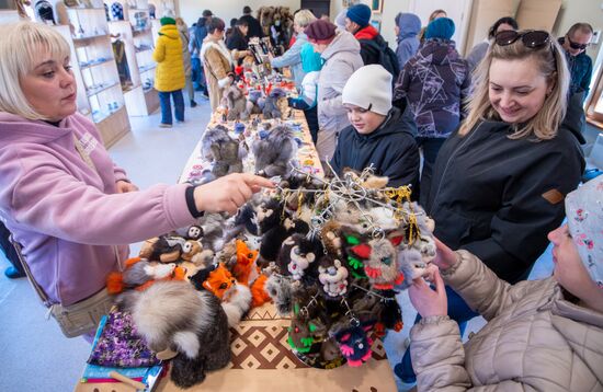 Обрядовый праздник оленей "Кильвэй" в Магадане