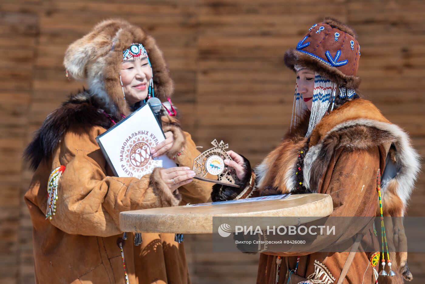 Обрядовый праздник оленей "Кильвэй" в Магадане