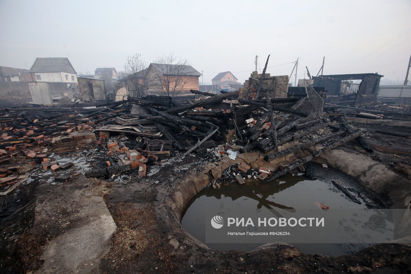 Пожары в Тюменской области