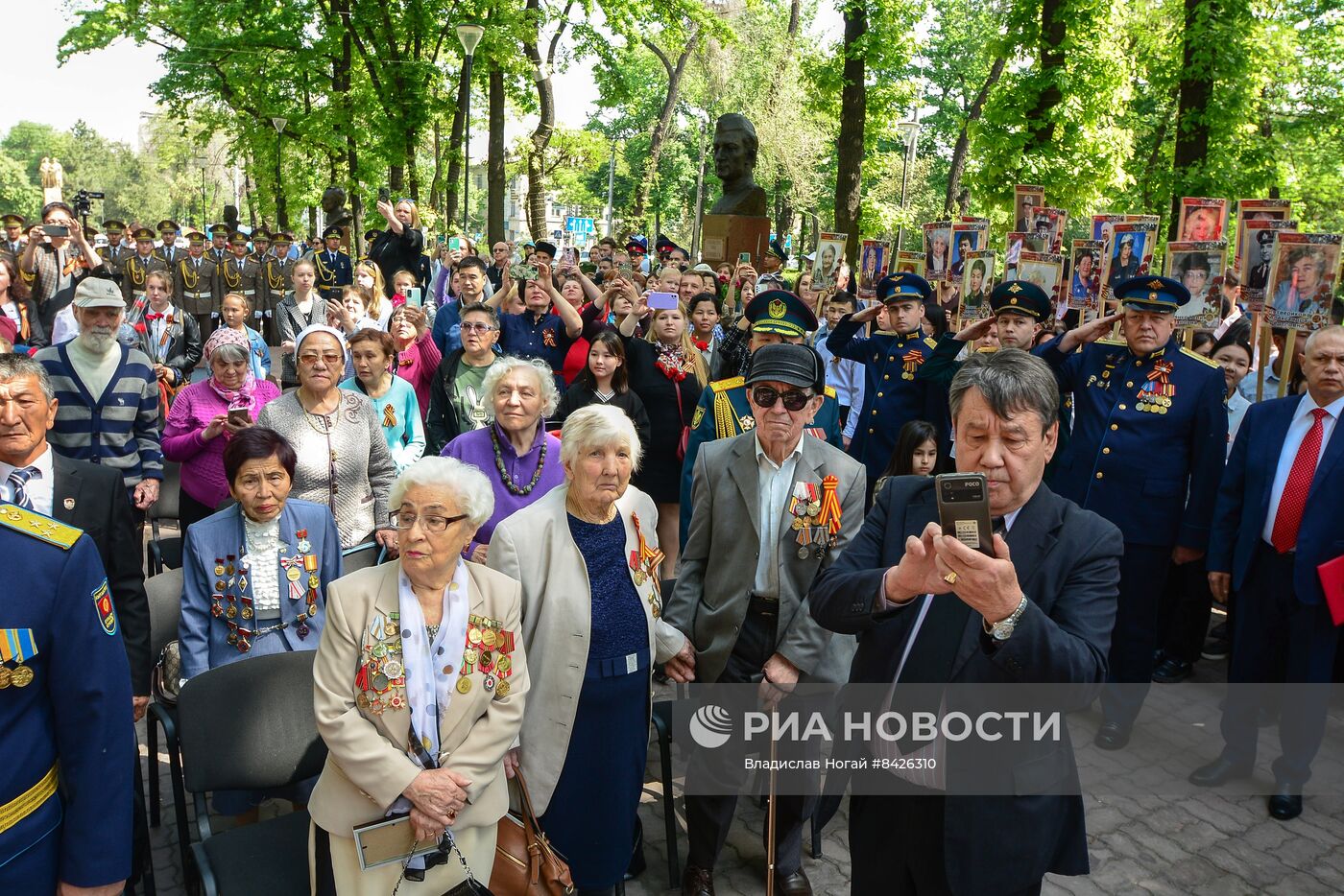 Акция "Огонь памяти" в Бишкеке