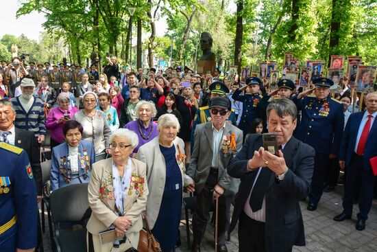 Акция "Огонь памяти" в Бишкеке