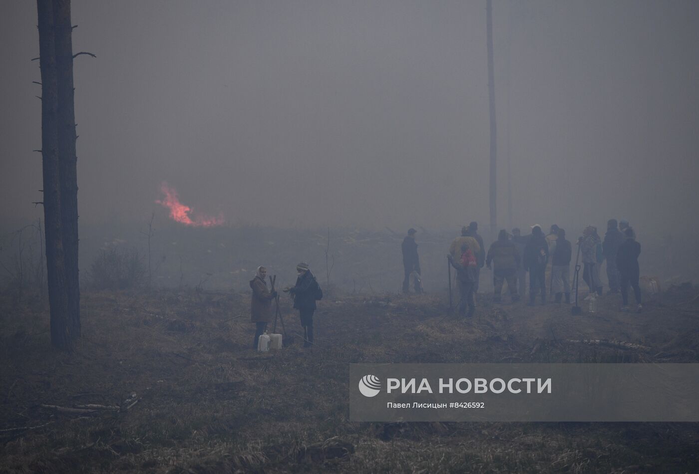 Пожары в Свердловской области