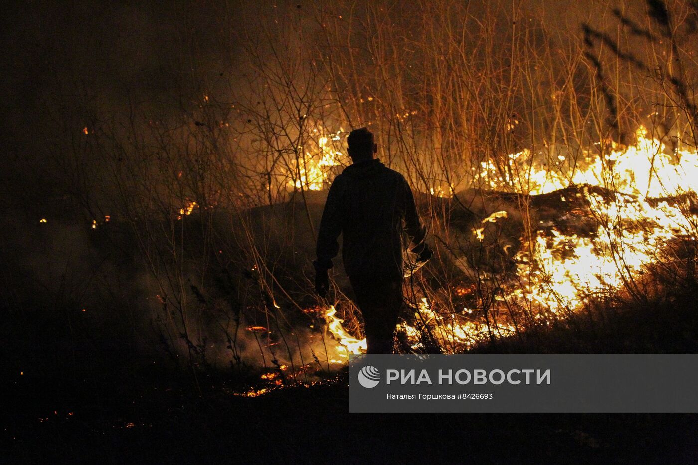 Пожары в Тюменской области