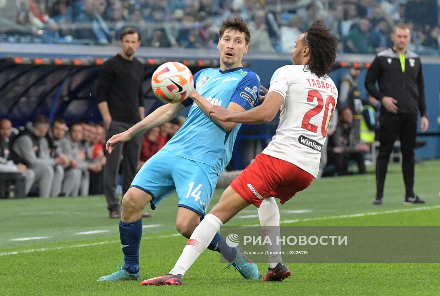 Футбол. РПЛ. Матч "Зенит" - "Спартак"