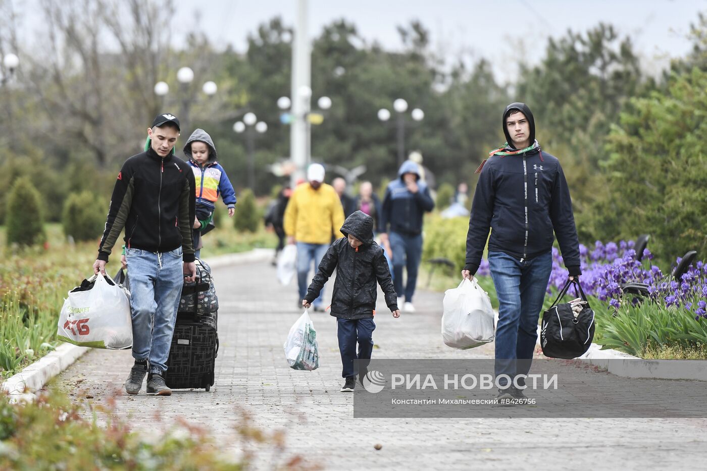 В Бердянске разместили эвакуированных жителей Запорожской области