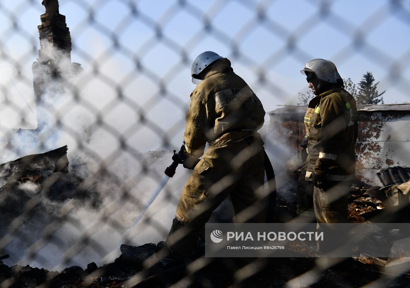 Пожары в Курганской области