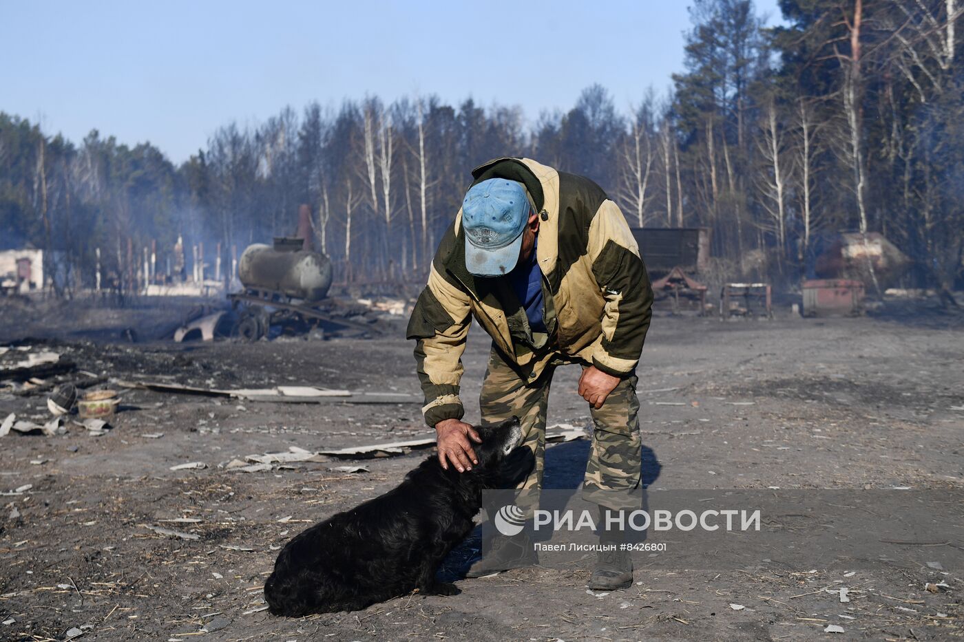 Пожары в Курганской области