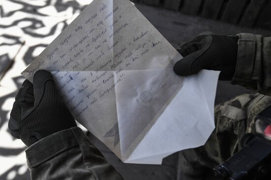 Морпехи Черноморского флота получили письма от школьников