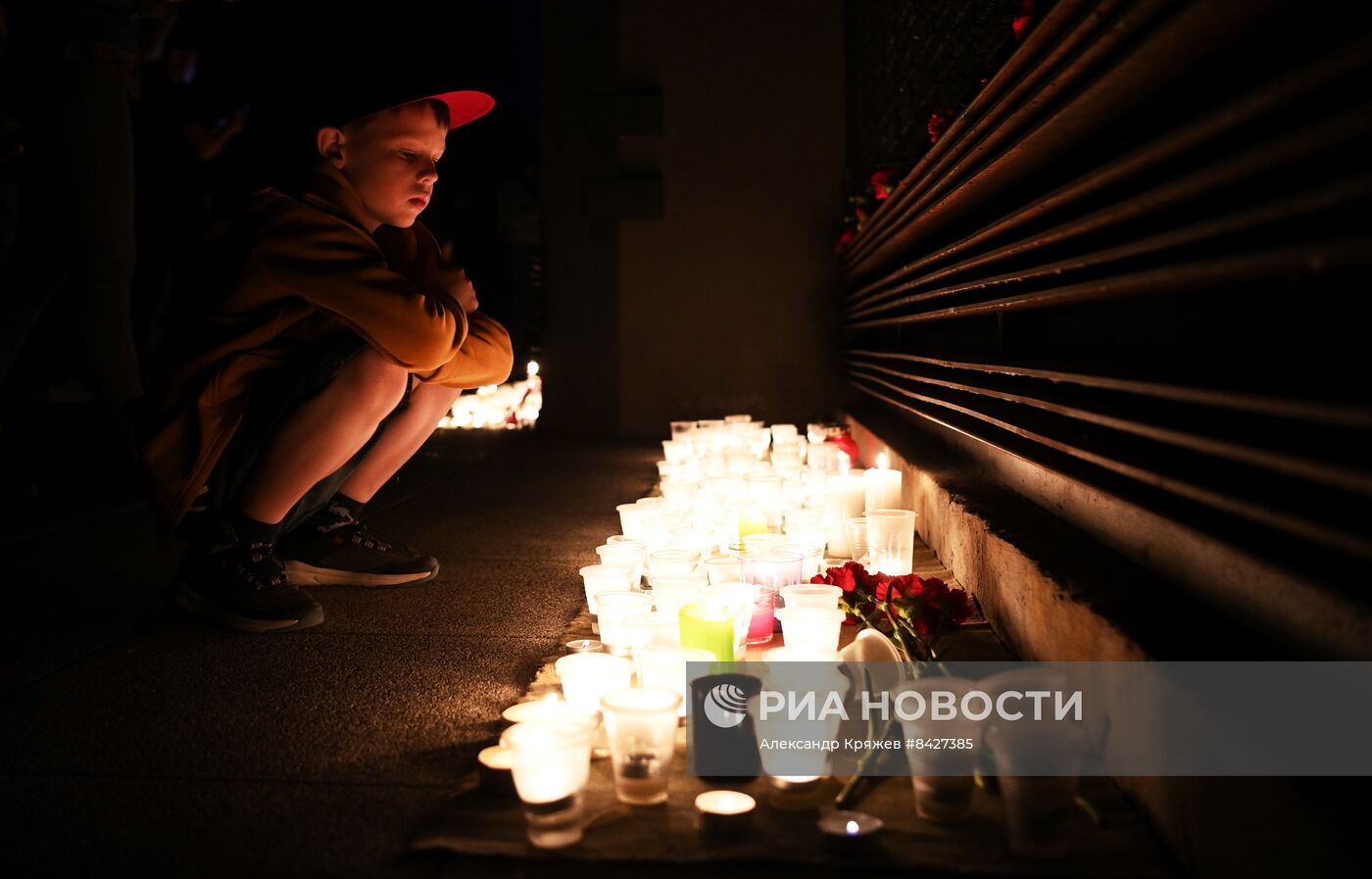 Акция "Свеча памяти" в Новосибирске