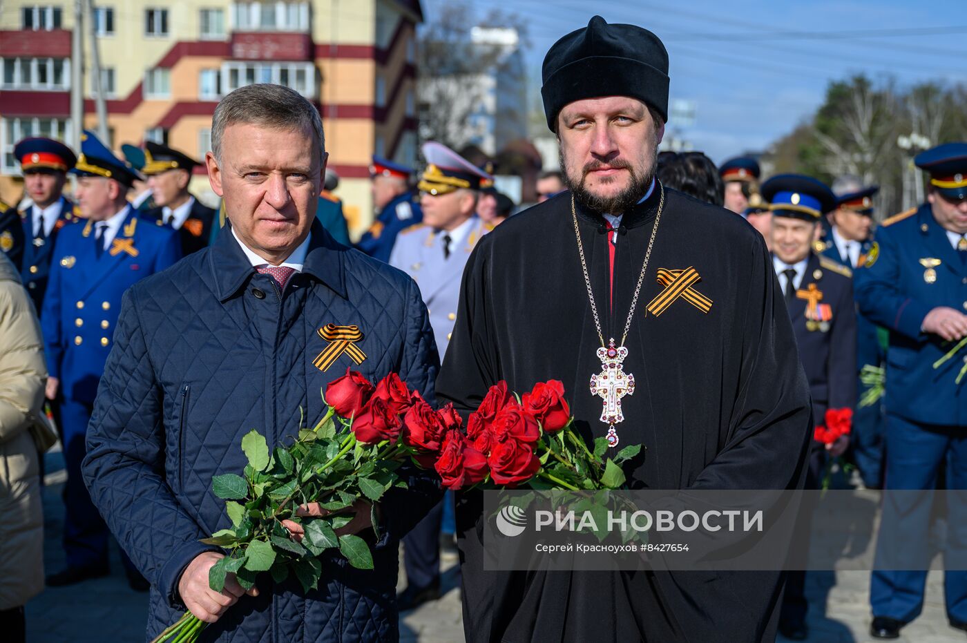 Празднование Дня Победы в городах России