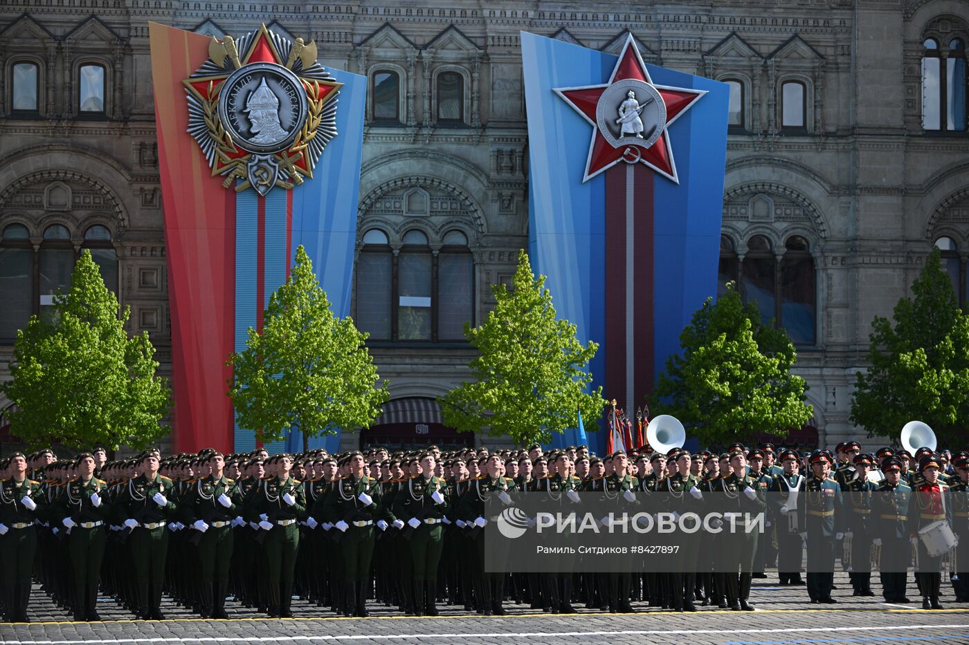 Военный парад, посвящённый 78-й годовщине Победы в Великой Отечественной войне