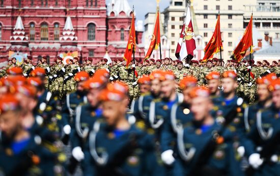 Военный парад, посвящённый 78-й годовщине Победы в Великой Отечественной войне