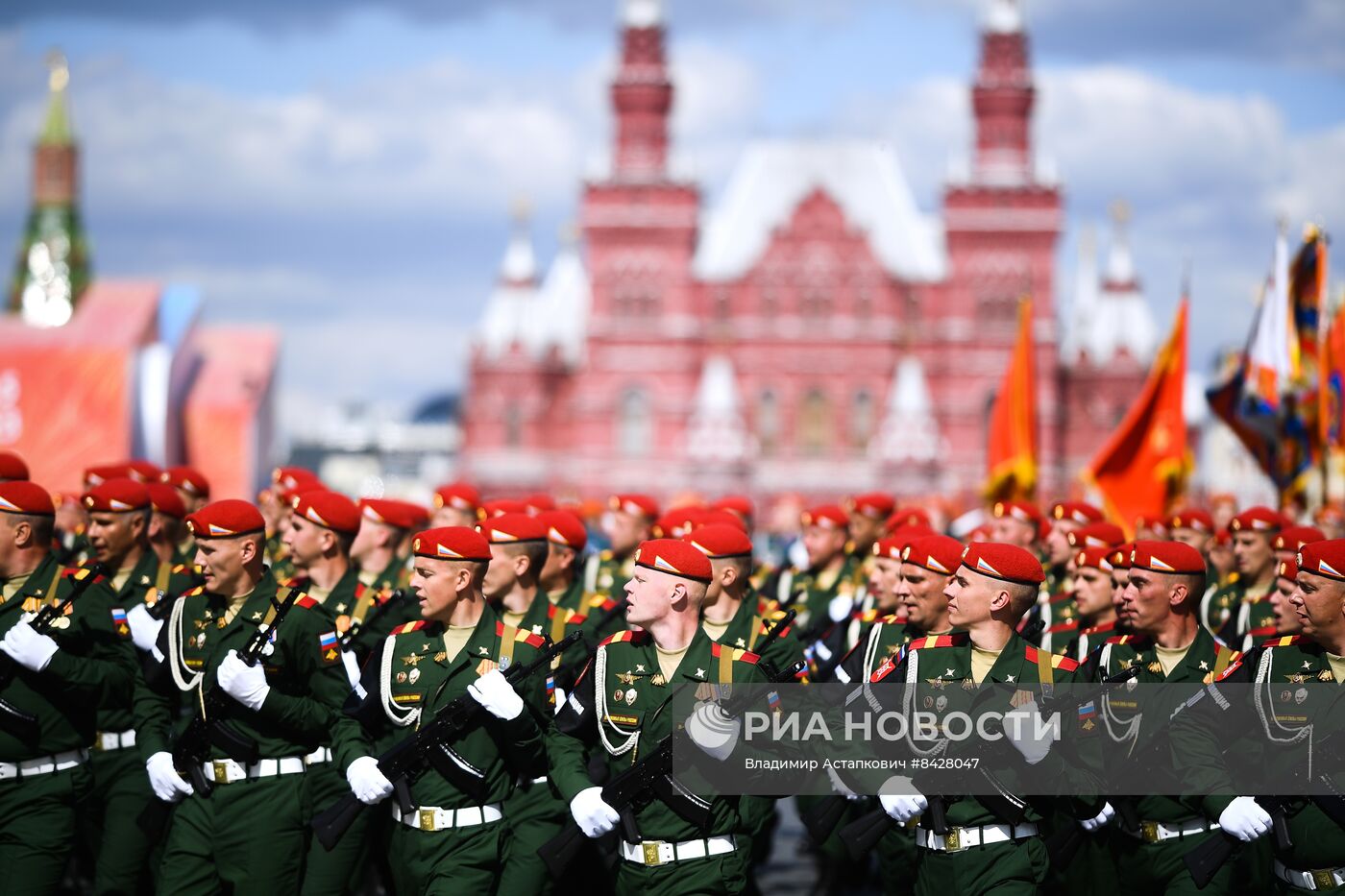 Военный парад, посвящённый 78-й годовщине Победы в Великой Отечественной войне