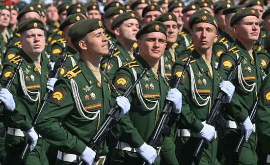 Военный парад, посвящённый 78-й годовщине Победы в Великой Отечественной войне