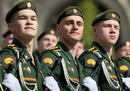 Военный парад, посвящённый 78-й годовщине Победы в Великой Отечественной войне