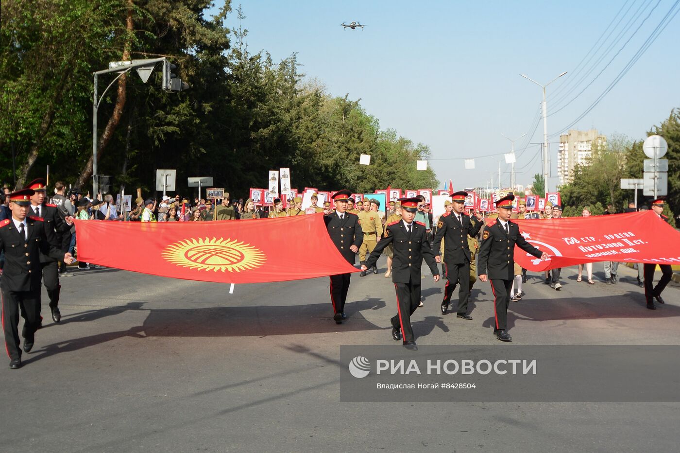 Акция "Бессмертный полк" в странах ближнего зарубежья