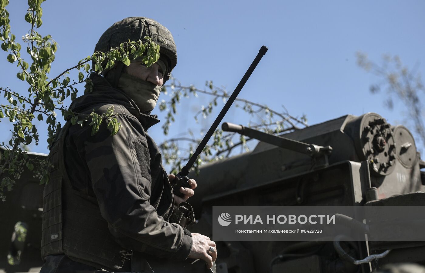 Работа артиллерии ВС РФ в зоне СВО