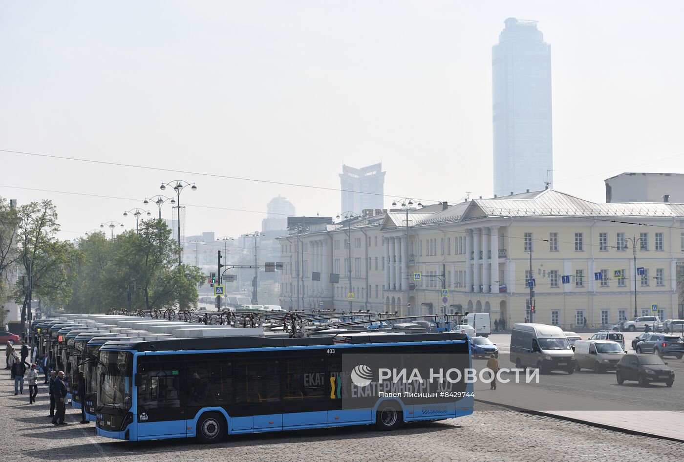 Передача Екатеринбургу новых троллейбусов