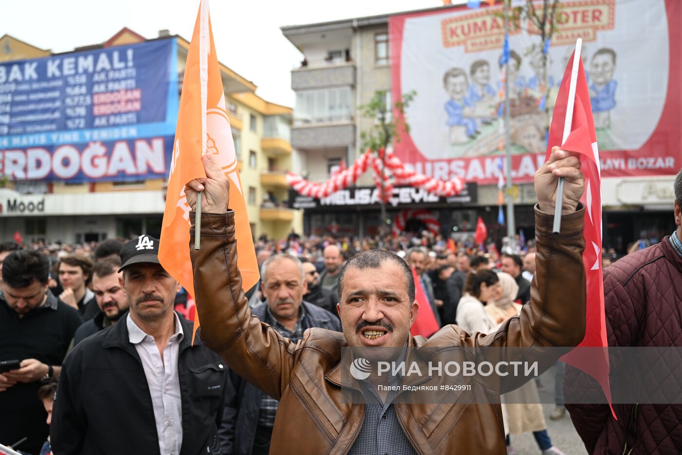 Предвыборный митинг Р. Эрдогана